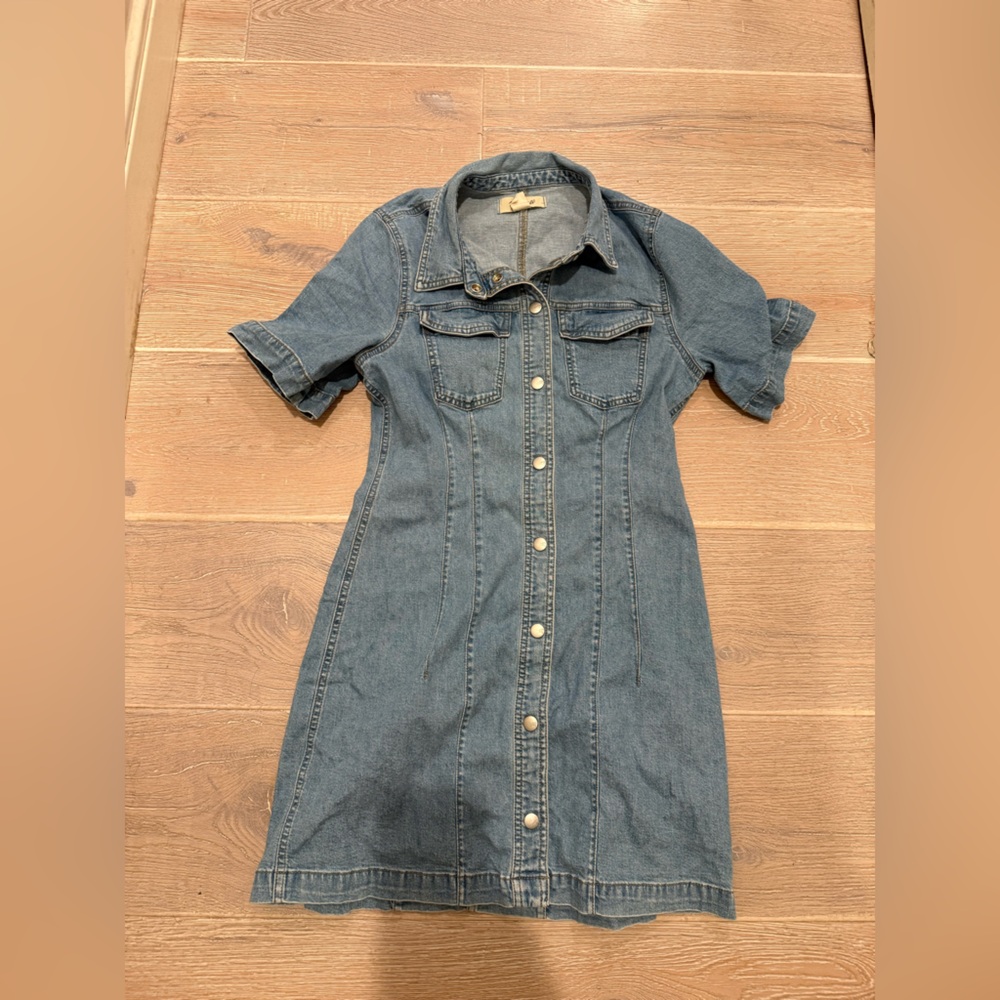 Madewell Light Blue Denim Dress